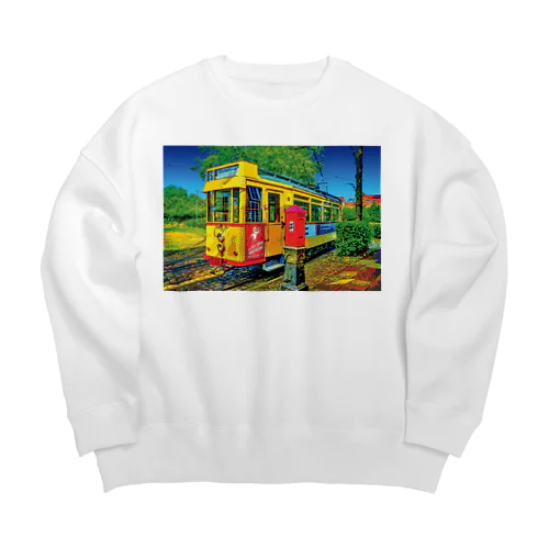 ドイツ ハノーファーの路面電車 Big Crew Neck Sweatshirt