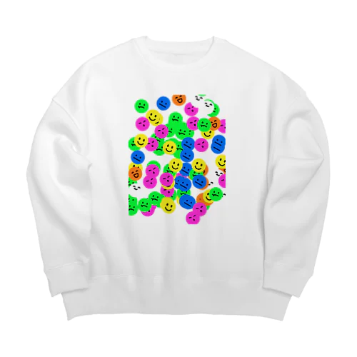 ニコちゃん Big Crew Neck Sweatshirt