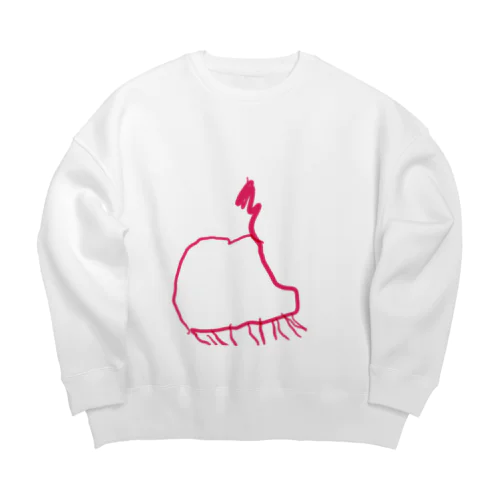 こどものくにだちょう Big Crew Neck Sweatshirt