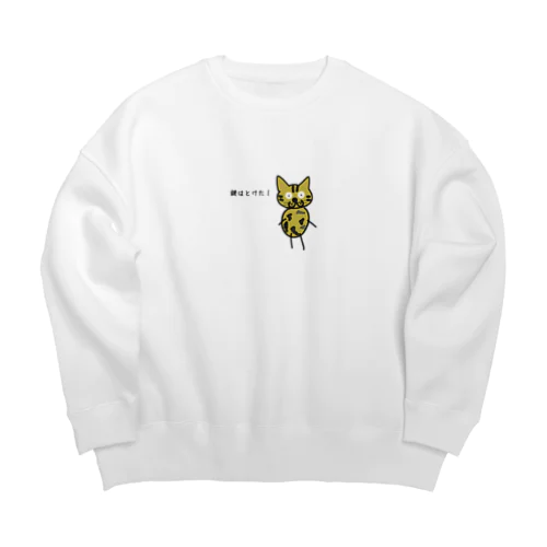 三毛猫コロンボ Big Crew Neck Sweatshirt