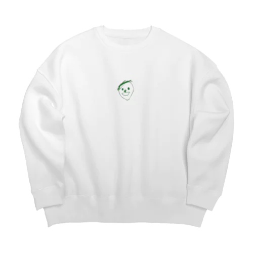 こどもの絵 GREEN Big Crew Neck Sweatshirt