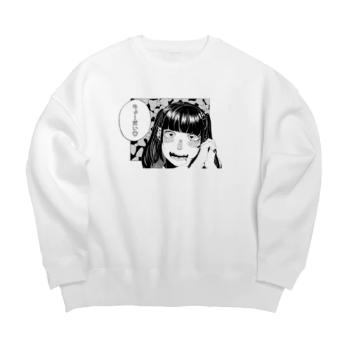 地雷系 Big Crew Neck Sweatshirt