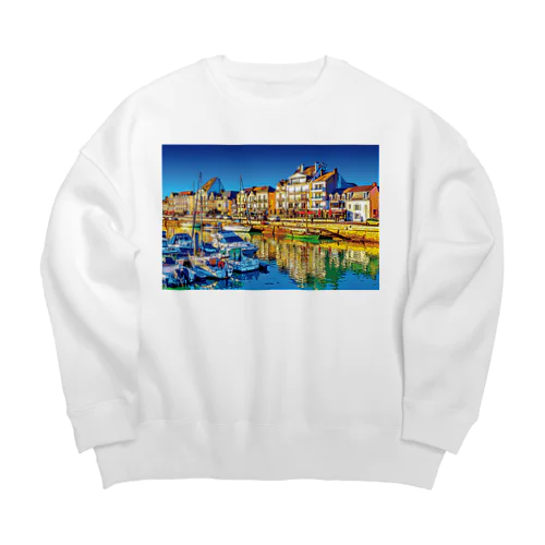 フランスの港町 Big Crew Neck Sweatshirt