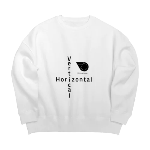 Vertical&Horizontal Big Crew Neck Sweatshirt