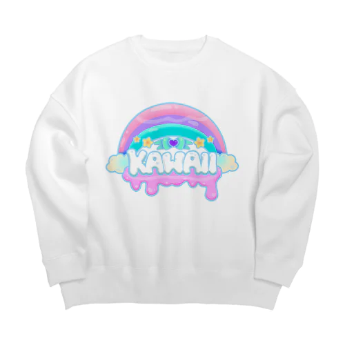 KAWAIIびっぐすうぇっと🌈🌈 Big Crew Neck Sweatshirt