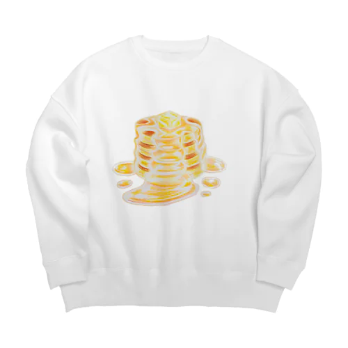 pan cake 2 Big Crew Neck Sweatshirt