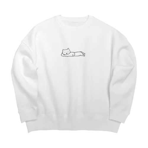 涅槃フェレット Big Crew Neck Sweatshirt