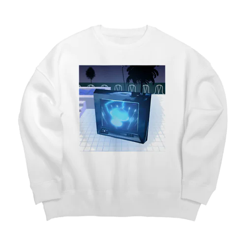 エレクトロゼリー Big Crew Neck Sweatshirt