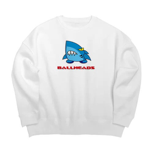 シャーくん from ボールヘッズ Big Crew Neck Sweatshirt