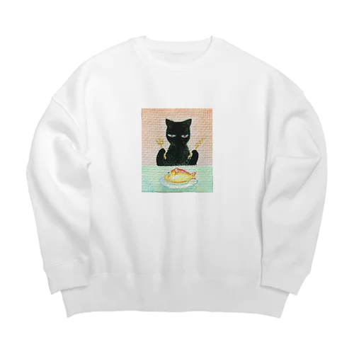 おひるごはん Big Crew Neck Sweatshirt