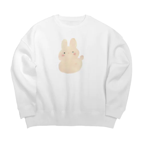 うさぎつむり Big Crew Neck Sweatshirt