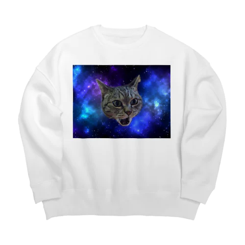 宇宙ネチコ １ Big Crew Neck Sweatshirt