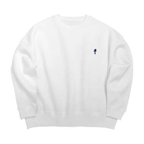 あいすうぇっと（しろα） Big Crew Neck Sweatshirt