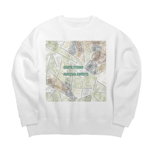 QuiteStone MatchaSweets Big Crew Neck Sweatshirt