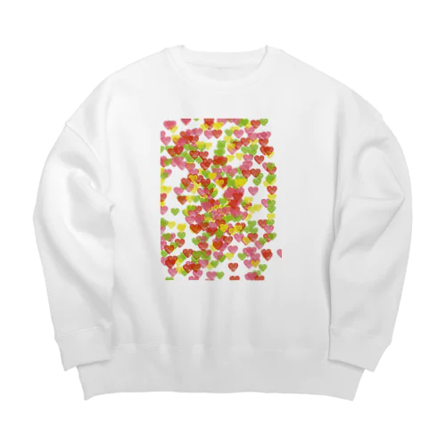 ハートちゃん Big Crew Neck Sweatshirt