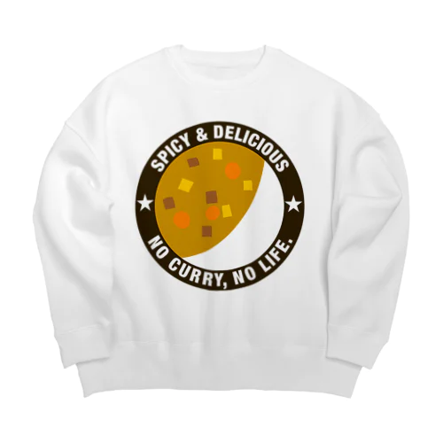 カレー Big Crew Neck Sweatshirt