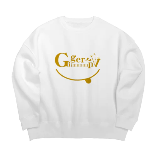 ジンジャーエール Big Crew Neck Sweatshirt