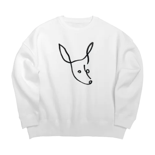 イタグレちゃん Big Crew Neck Sweatshirt