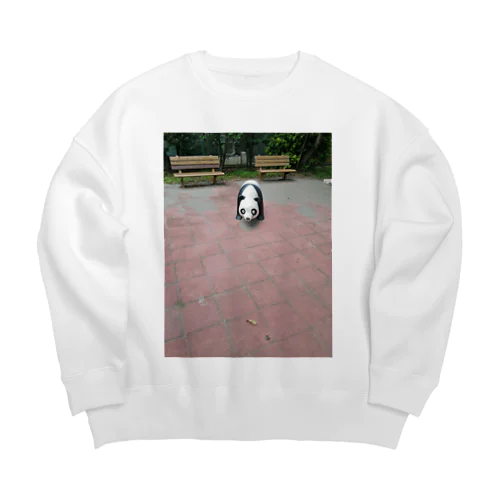 パンダ公園 Big Crew Neck Sweatshirt