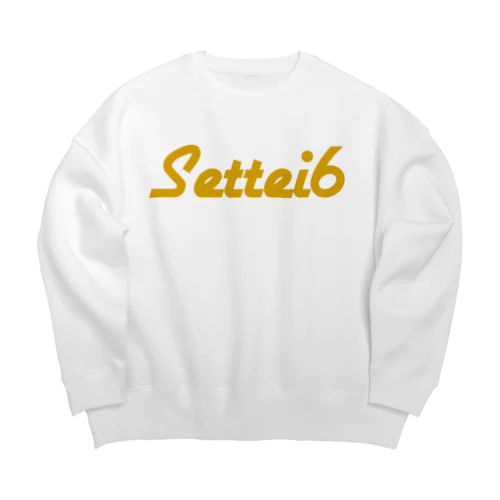 settei6 2021aw Big Crew Neck Sweatshirt