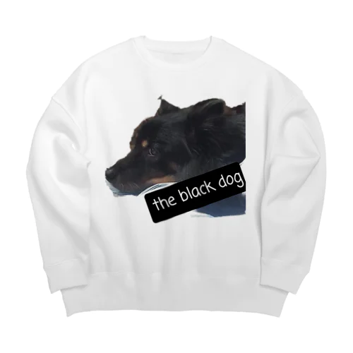 The black dog Big Crew Neck Sweatshirt