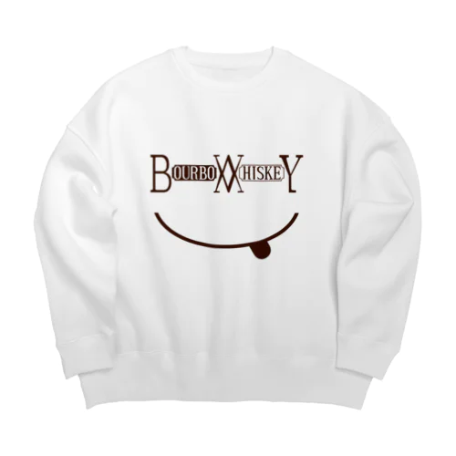 バーボン・ウイスキー Big Crew Neck Sweatshirt