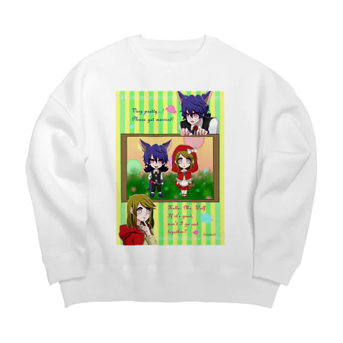 アクシスベストトゥルース「赤ずきんちゃん」 Big Crew Neck Sweatshirt