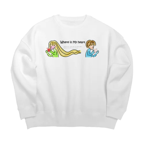 こころの在処 Big Crew Neck Sweatshirt