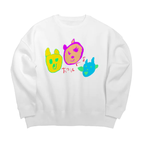 ちゃんくま Big Crew Neck Sweatshirt