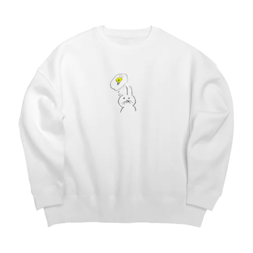 pg_ひらめき！ Big Crew Neck Sweatshirt