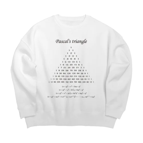 パスカルの三角形 Big Crew Neck Sweatshirt