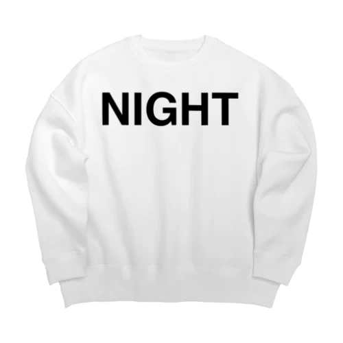 NIGHT-ナイト- Big Crew Neck Sweatshirt