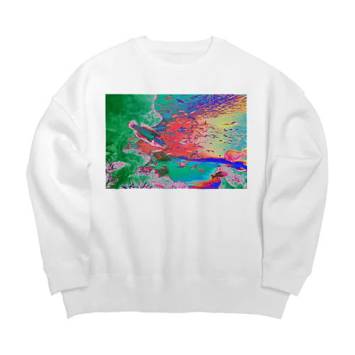 Mysterious〜未知なる海〜 Big Crew Neck Sweatshirt