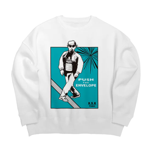 限界を超えろグッズ Big Crew Neck Sweatshirt