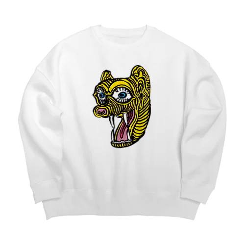 びっくりにゃんにゃん2 Big Crew Neck Sweatshirt