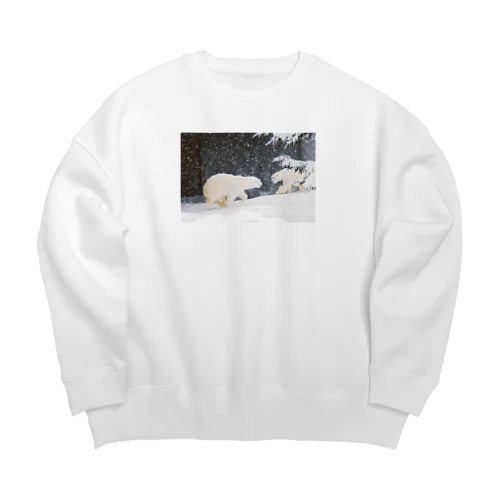 しろくま Big Crew Neck Sweatshirt