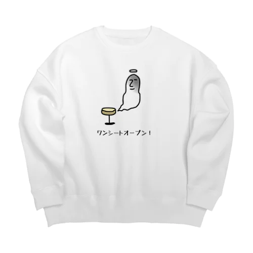 ワンシートオープン Big Crew Neck Sweatshirt