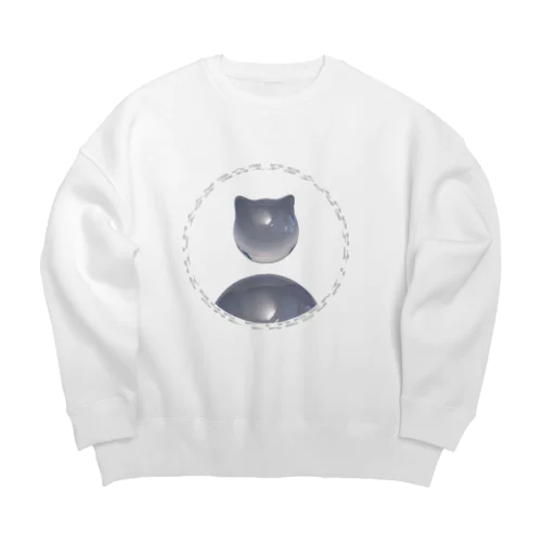 unknown cat Big Crew Neck Sweatshirt