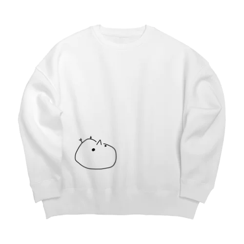 たおれたトリ Big Crew Neck Sweatshirt