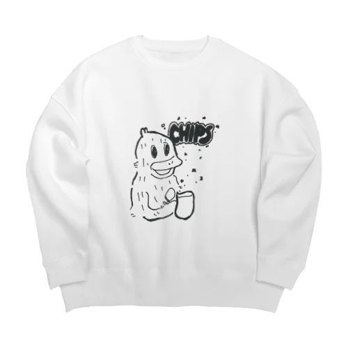 chips！ Big Crew Neck Sweatshirt