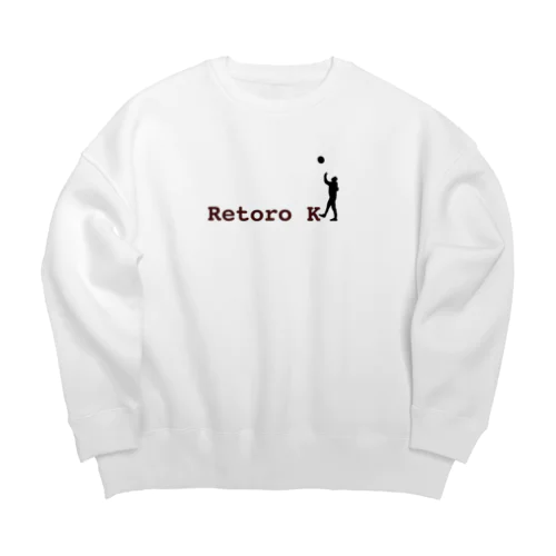 Retoro K Big Crew Neck Sweatshirt