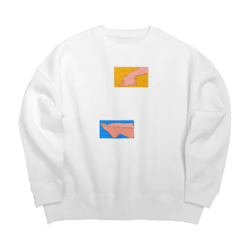 手足 Big Crew Neck Sweatshirt