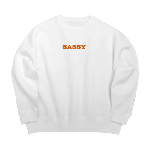 Sassy goods Big Crew Neck Sweatshirt