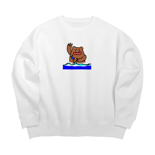 さばいばる Big Crew Neck Sweatshirt