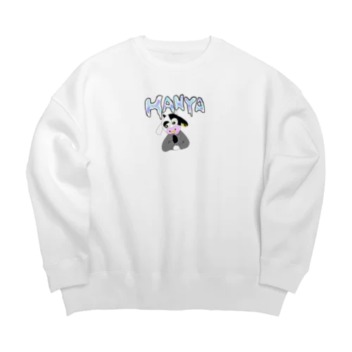 はにゃ？うし Big Crew Neck Sweatshirt