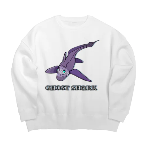 Ghost Shark Big Crew Neck Sweatshirt