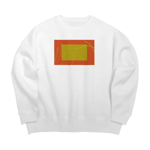 むすこのお絵かき Big Crew Neck Sweatshirt