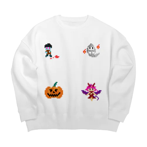 ハロウィンカルテット Big Crew Neck Sweatshirt