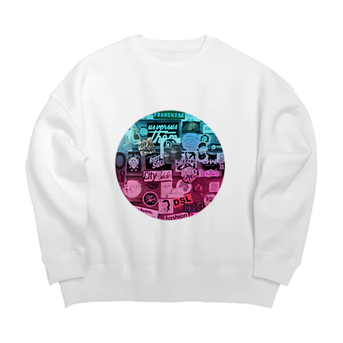 ストリート系　渋谷 Big Crew Neck Sweatshirt