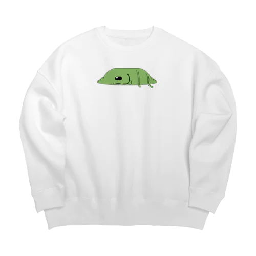 名前なし_ライトグリーン Big Crew Neck Sweatshirt